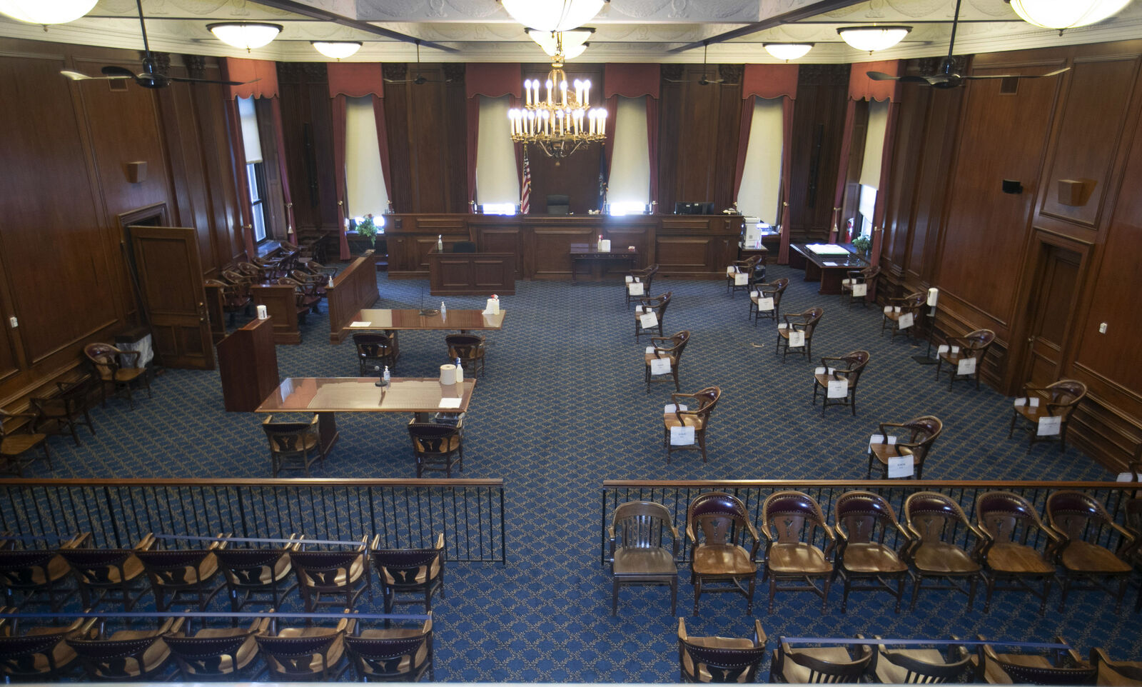 Temporary courtroom
